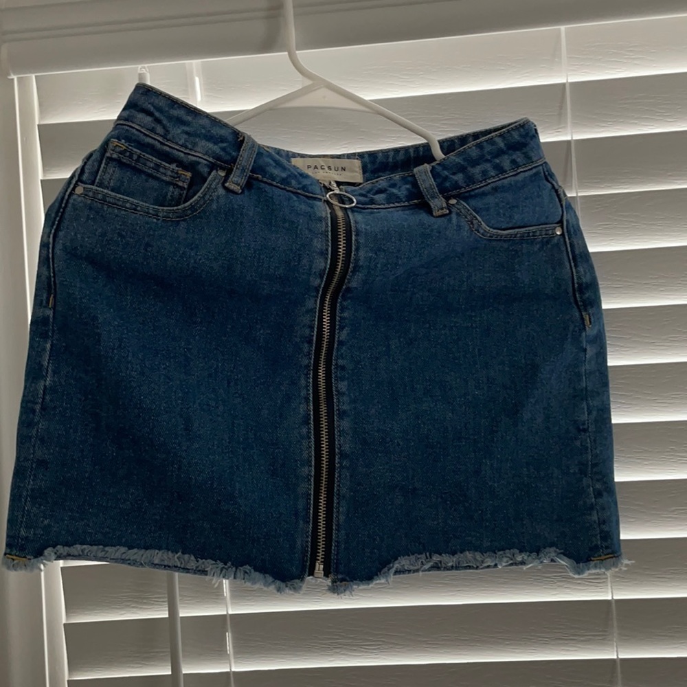 Blue Jean Skirt PacSun